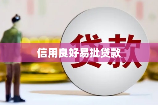 涟水信用良好易批贷款