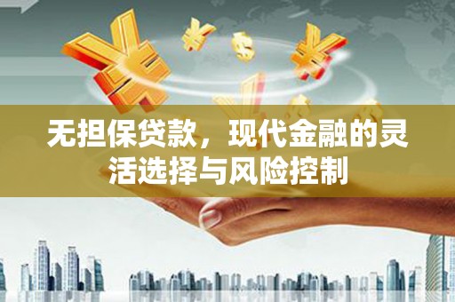 涟水无担保贷款，现代金融的灵活选择与风险控制