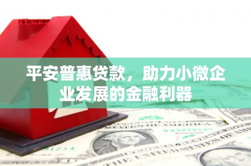 涟水平安普惠贷款，助力小微企业发展的金融利器