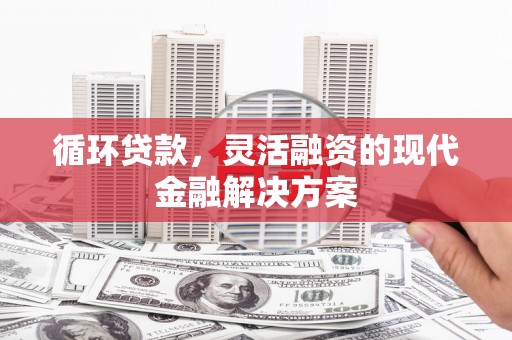 涟水循环贷款，灵活融资的现代金融解决方案