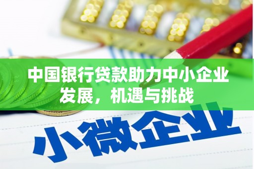 涟水中国银行贷款助力中小企业发展，机遇与挑战