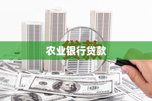 涟水农业银行贷款