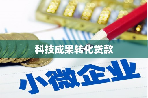 涟水科技成果转化贷款