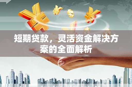涟水短期贷款，灵活资金解决方案的全面解析