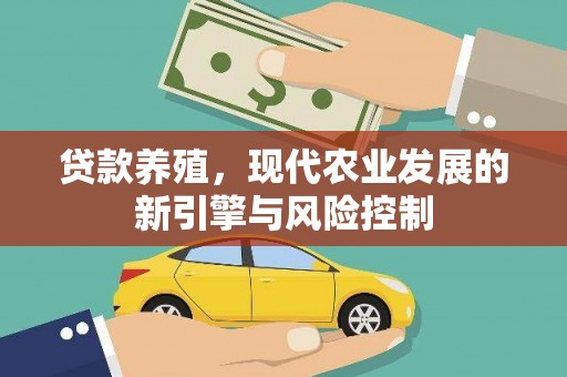 涟水贷款养殖，现代农业发展的新引擎与风险控制