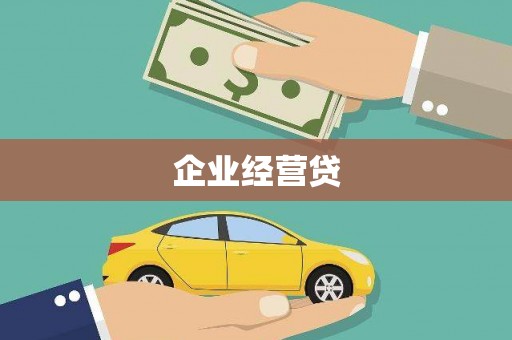 涟水企业经营贷