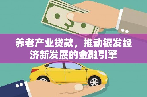 涟水养老产业贷款，推动银发经济新发展的金融引擎