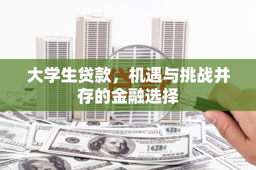 涟水大学生贷款，机遇与挑战并存的金融选择