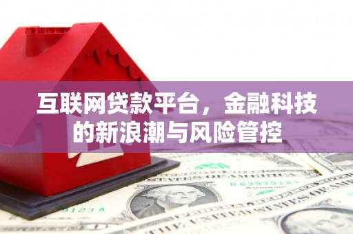 涟水互联网贷款平台，金融科技的新浪潮与风险管控